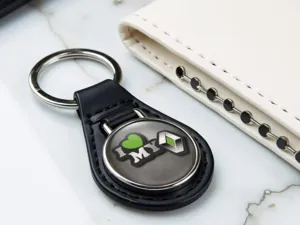 Leather Key Ring Luxury Style High-Quality Feel